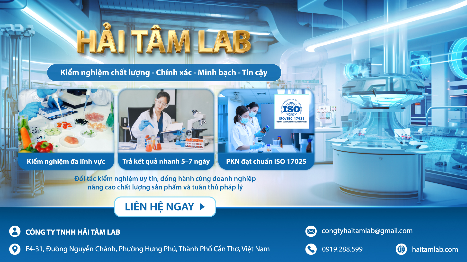 Hải Tâm Lab Banner